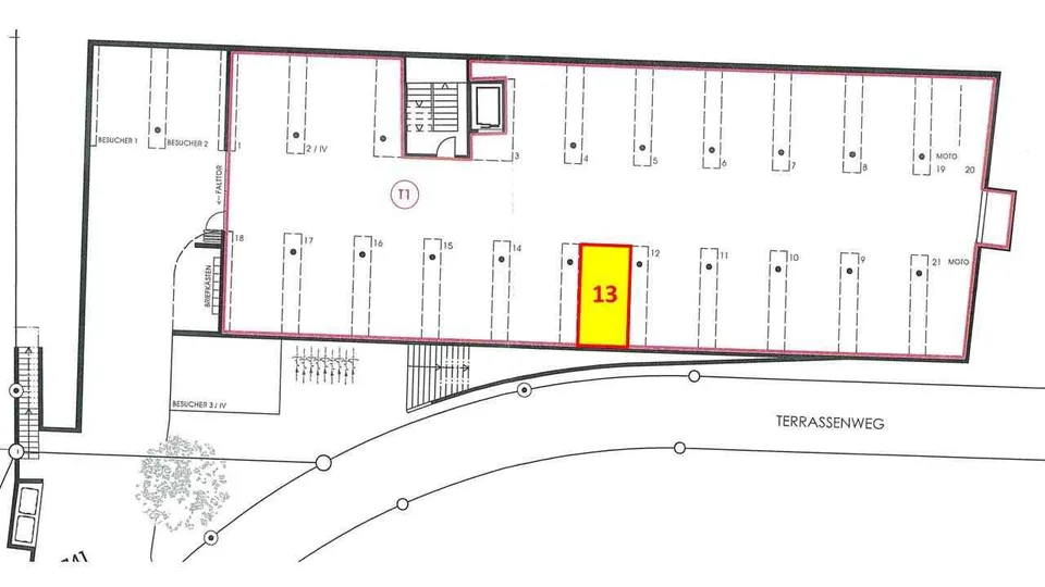 Tiefgaragenparkplatz