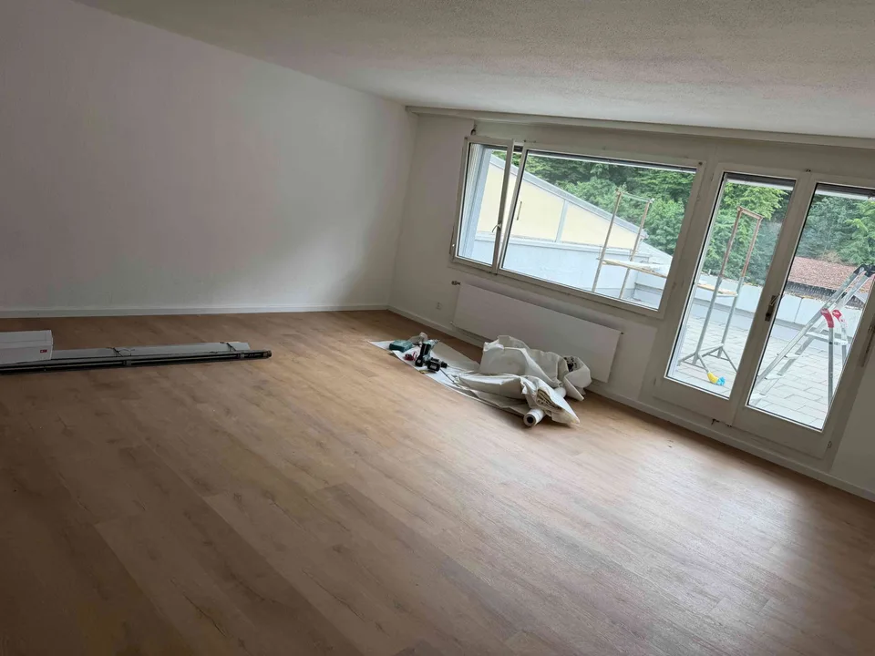 Renovierte 5.5 Zimmerwohnung mit grosser Terasse