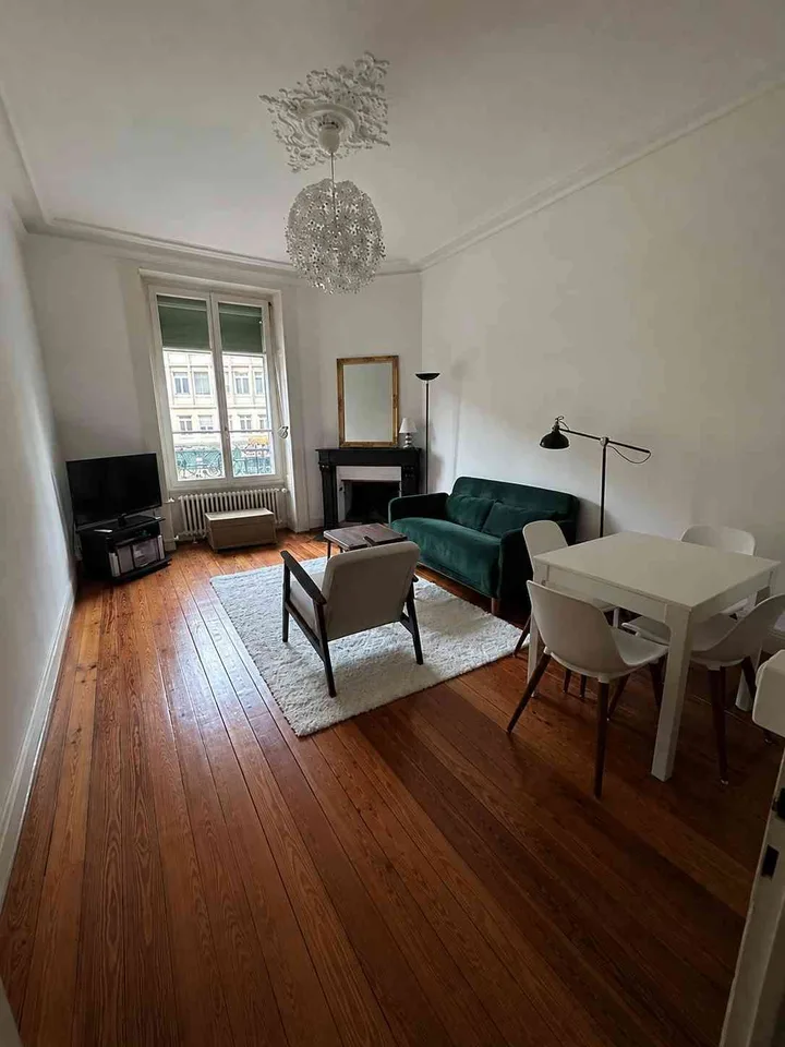 Short medium term rental furnished 60m² apartment in Pâquis