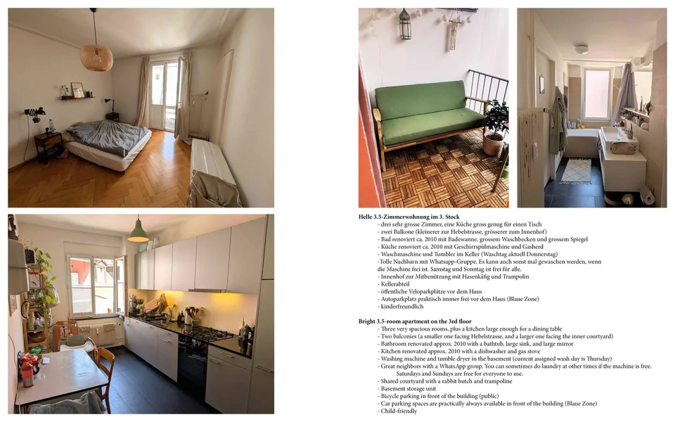 3.5-Zimmerwohnung in Basel St. Johann
