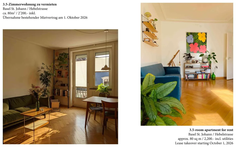 3.5-Zimmerwohnung in Basel St. Johann