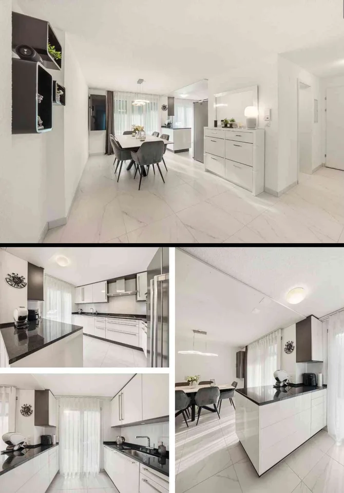 Moderne 4.5-Zimmer-Gartenwohnung frisch renoviert