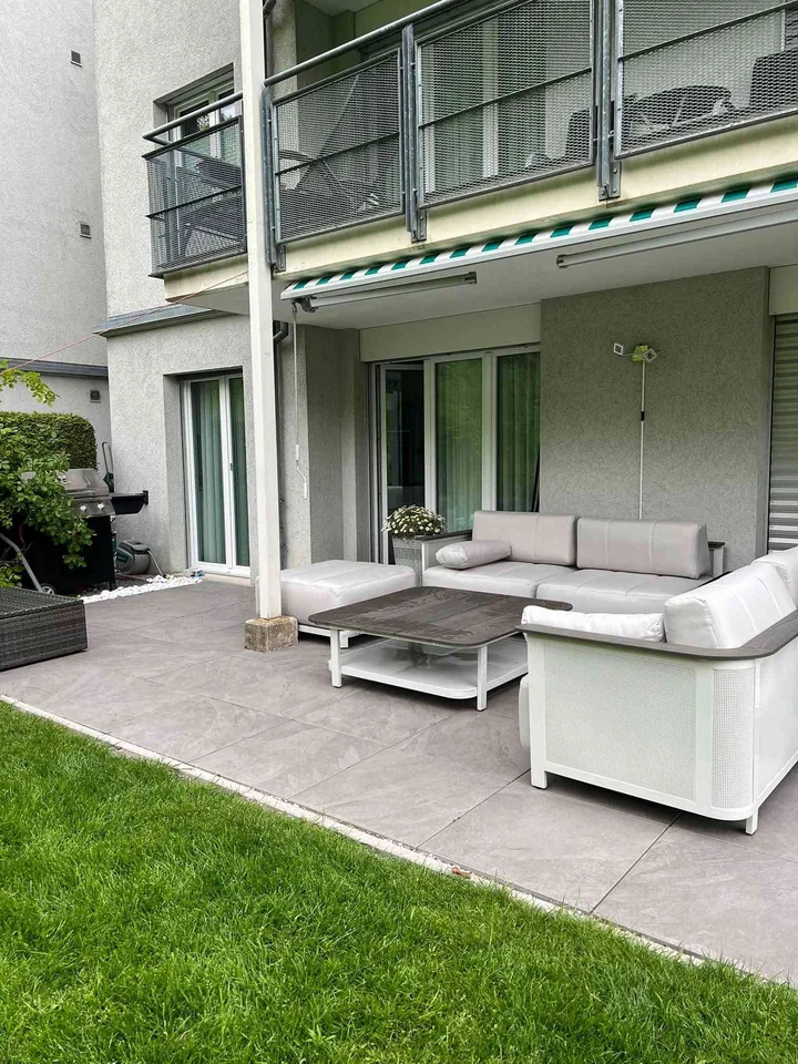 Moderne 4.5-Zimmer-Gartenwohnung frisch renoviert