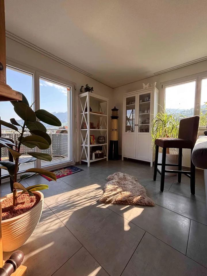 Schöne 3.5-Zimmer-Wohnung mit Bergblick in Gams – Nachmieter gesucht