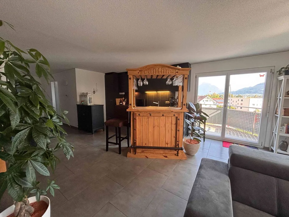 Schöne 3.5-Zimmer-Wohnung mit Bergblick in Gams – Nachmieter gesucht