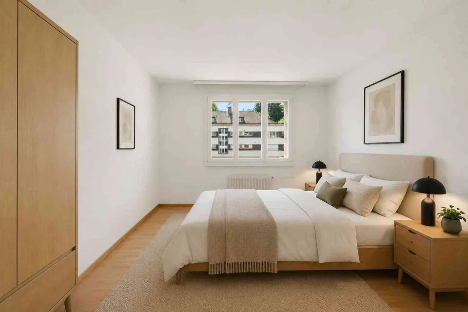 Charmante Wohnung mit Gartenblick nahe Stadt St. Gallen