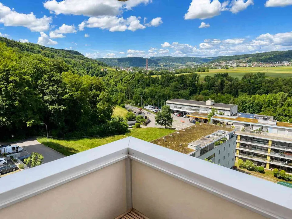 Moderne 1.5-Zimmer-Wohnung im 7. Stock mit wunderschöner Aussicht