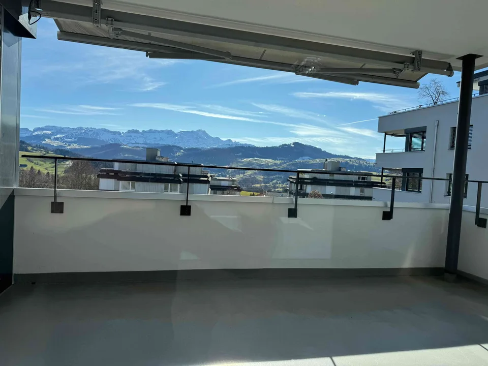 4,5 Zimmerwohnung mit Blick auf das Appenzellerland und den Alpstein
