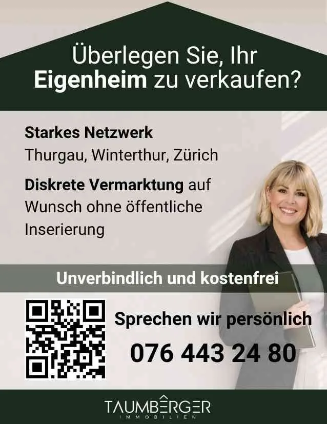 4.5-Reihen-EFH (Winterthur-Dättnau) grosser Garten + Ausbaupotenzial