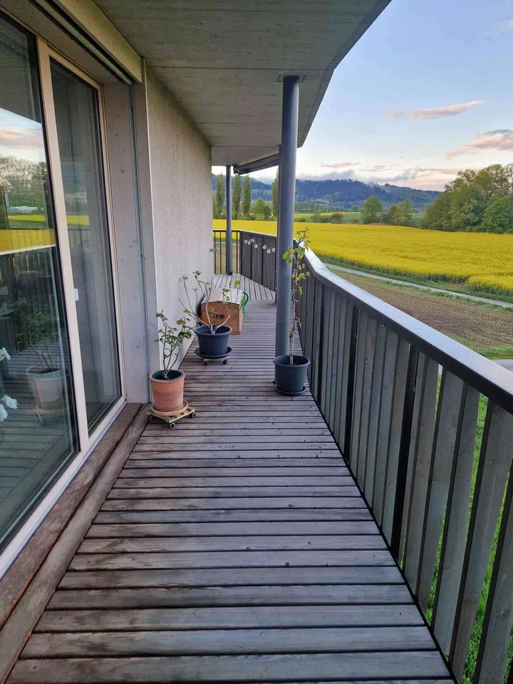 Zu vermieten : Moderne 3.5 -Zimmer Wohnung mit grossem Balkon in Stein
