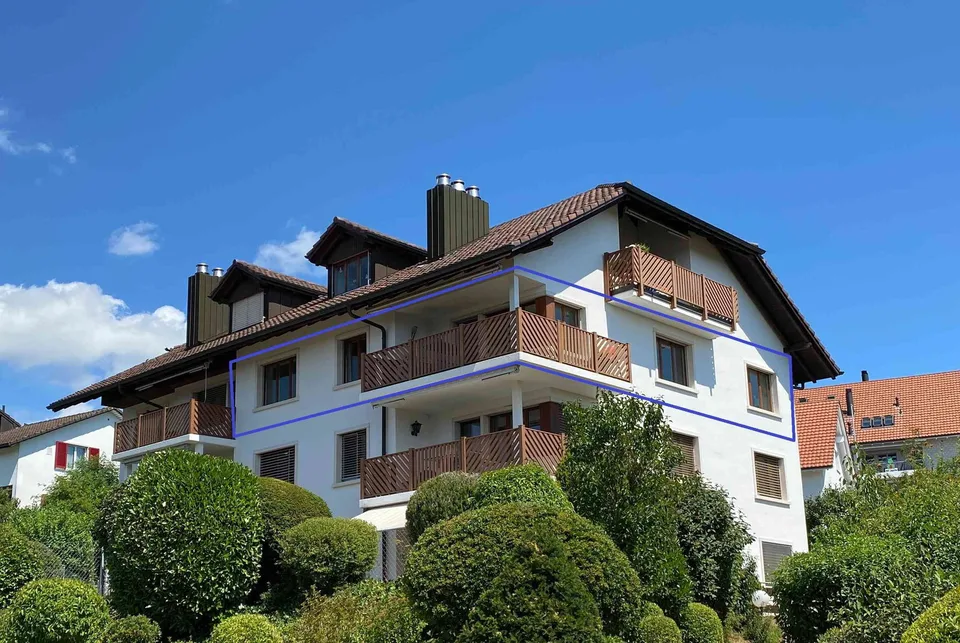 Lichtdurchflutete 4 1/2-Zimmerwohnung mit Panorama-Fernsicht