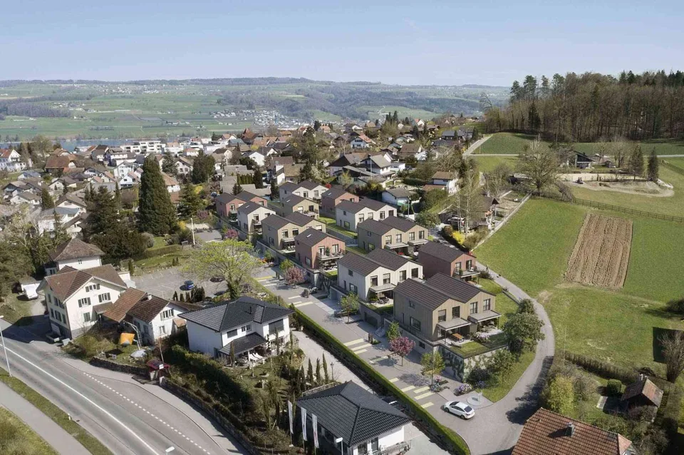 Moderner 6.5-Zimmer-Doppeleinfamilienhaus-Neubau in Reinach AG