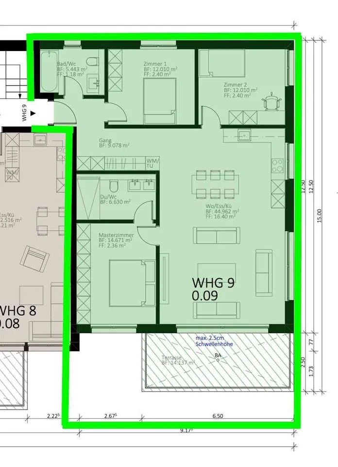 Erstbezug: Moderne 4.5-Zimmer-Neubauwohnung