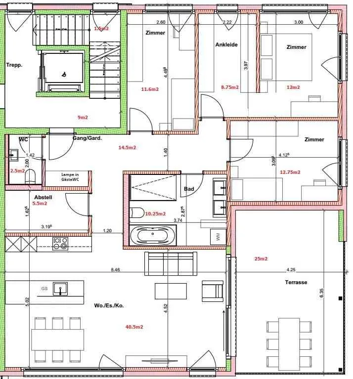 Moderne 4.5-Zimmer-Wohnung in Rüthi (SG)