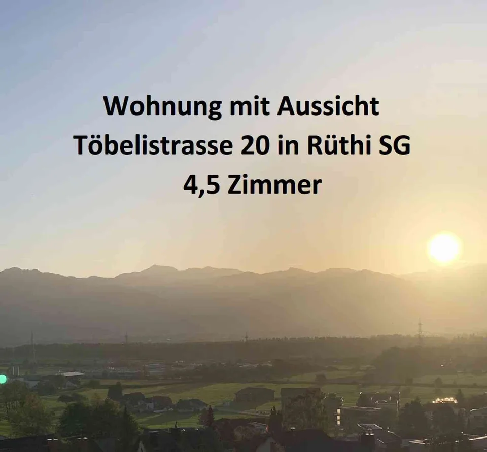 Moderne 4.5-Zimmer-Wohnung in Rüthi (SG)