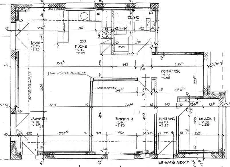 2.5-Zimmer-Einliegerwohnung an ruhiger, sonniger Lage in Eich