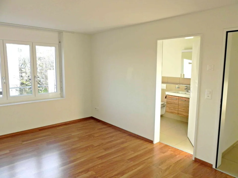 Helle 3.5 Zimmerwohnung mit Sitzplatz in Hunzenschwil
