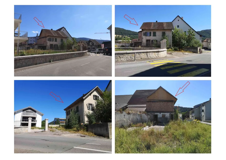 Maison à rénover complètement au centre du village