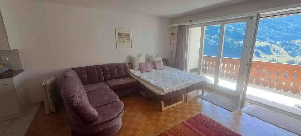 "Alpenchic" möblierte, 46 m2, Whg. gr. Balkon, sensationelle Aussicht