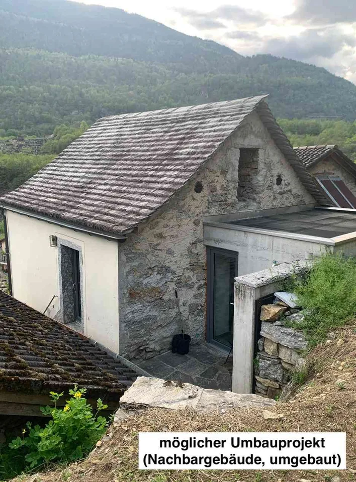 Grotto / Schaukäserei Rustico im Tessin
