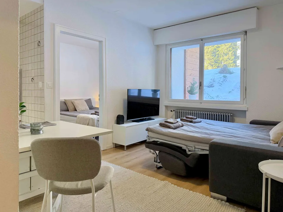 Appartement rénové à Crans-Montana | 3–4 min des remontées | Idéal ski