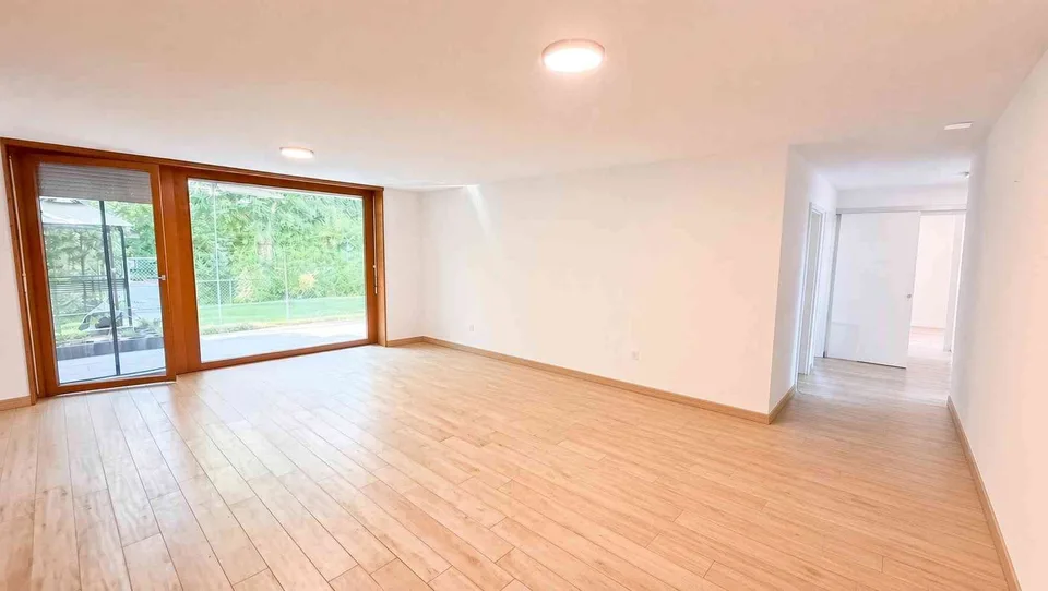 Appartement lumineux 4.5 pièces avec espace de jardin et balcon