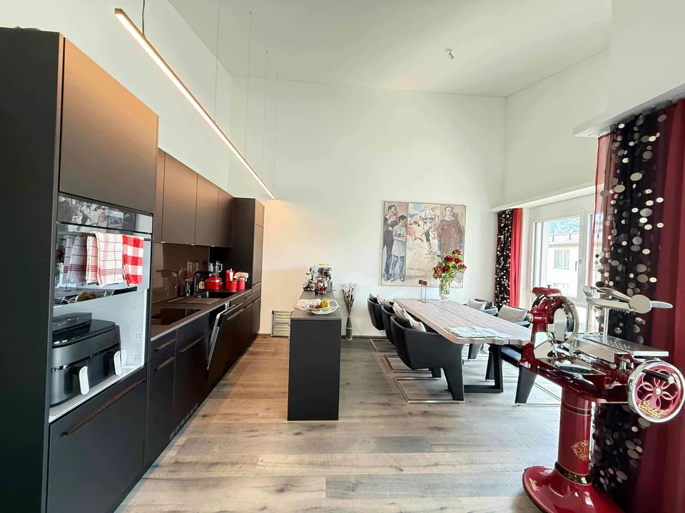 Attika Dachwohnung mit Bergblick