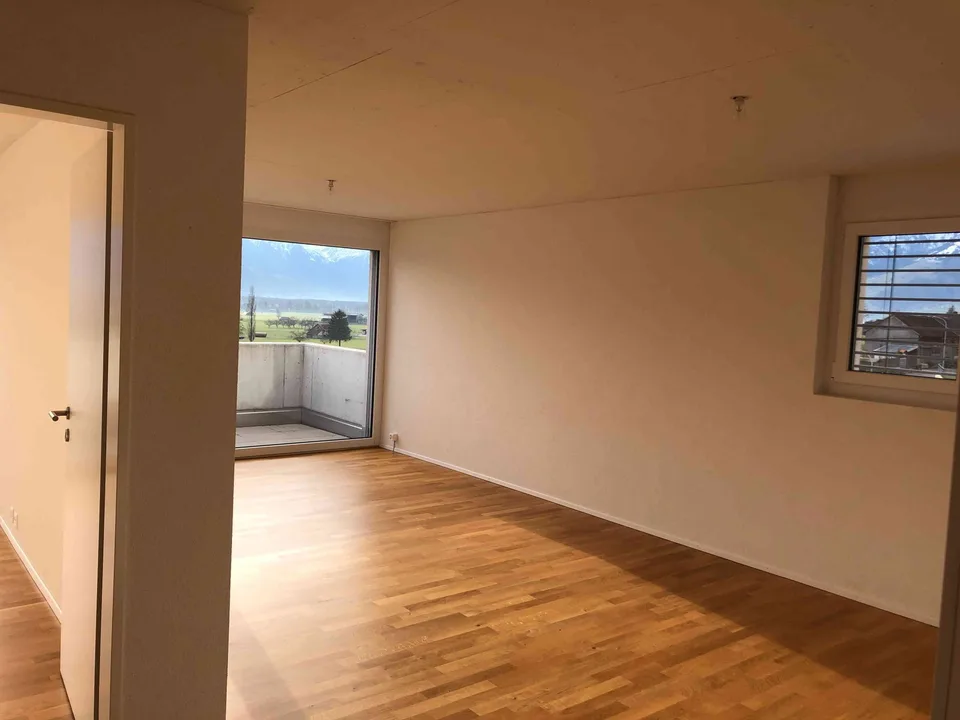 2-Z.-Apartment mit grossem Balkon, moderner Ausstattung und Aussicht