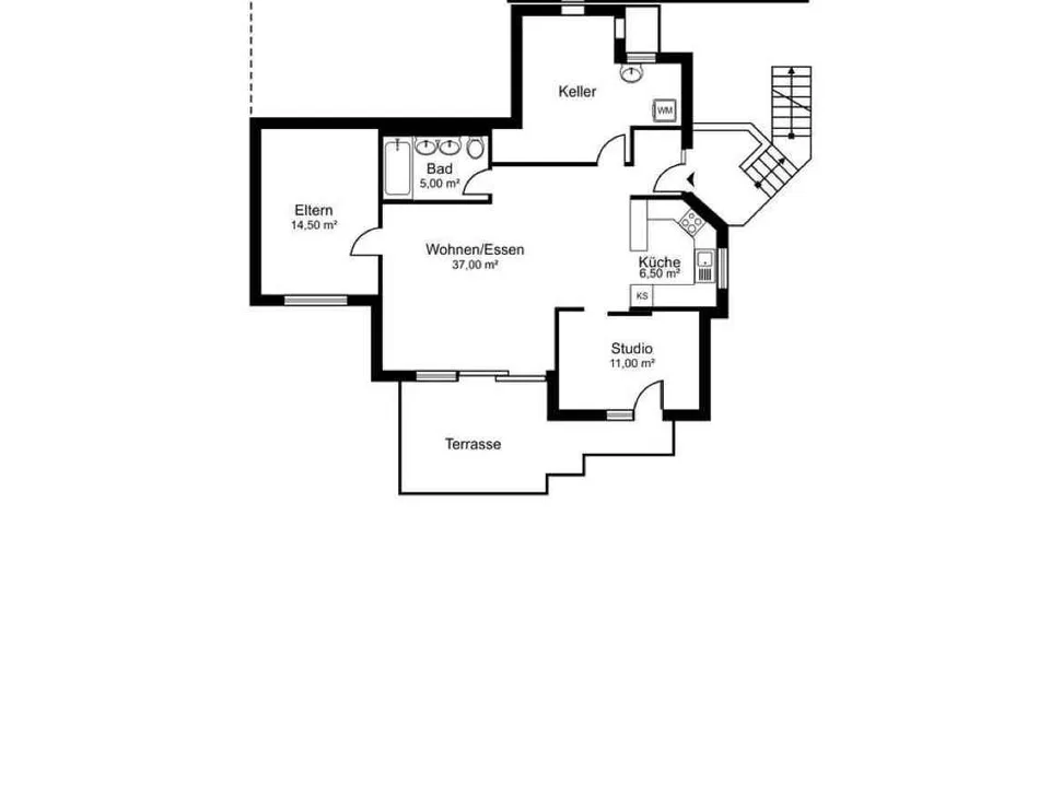 Helle 3.5-Zimmer-Gartenwohnung in ruhigem Quartier in Cham