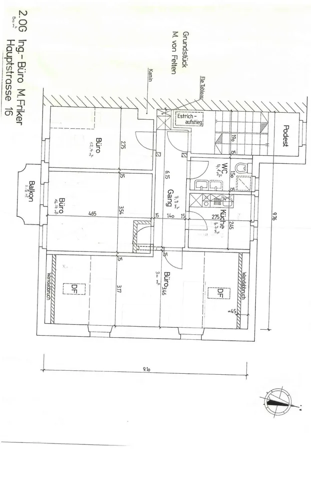 3 Zimmer Wohnung (2.OG)