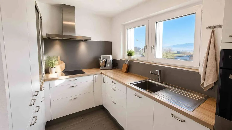 Grosszügige und helle 5.5-Zimmer-Maisonette mit fantastischer Aussicht