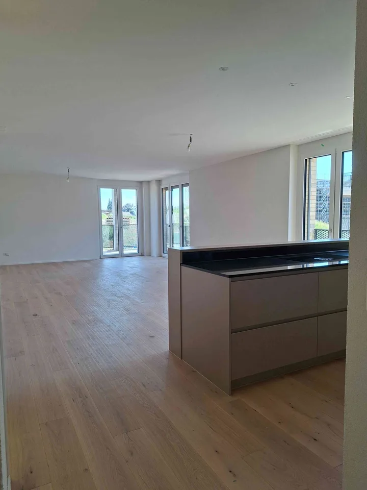 Erstvermietung: Grosse 3.5-Zimmer-Neubauwohnung mit 21 m2 Südbalkon