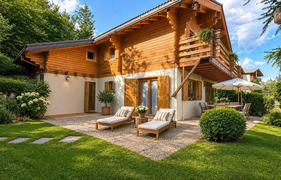 Anzère : Grand chalet ensoleillé, environnement paisible et familial.