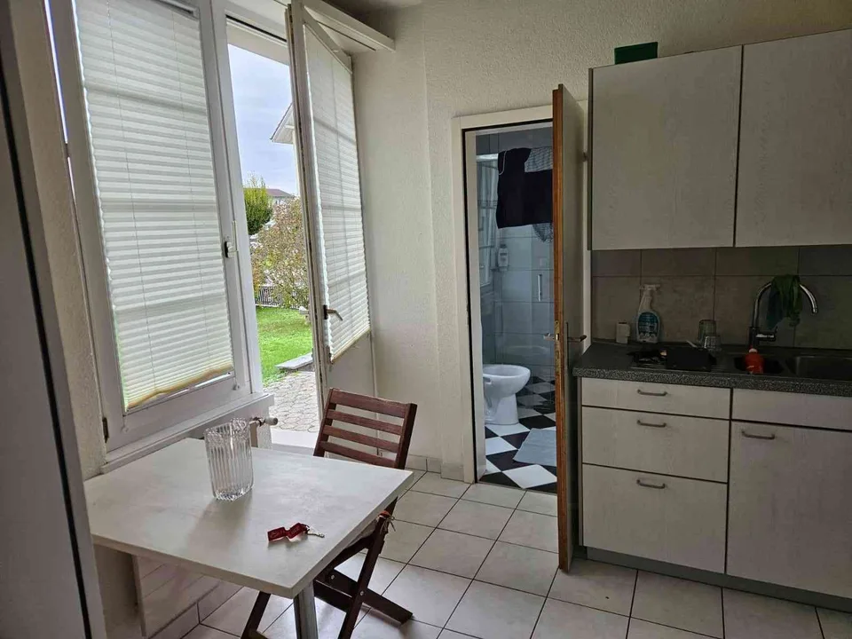 Stilvolle Singlewohnung mit Garten zur Mitbenützung