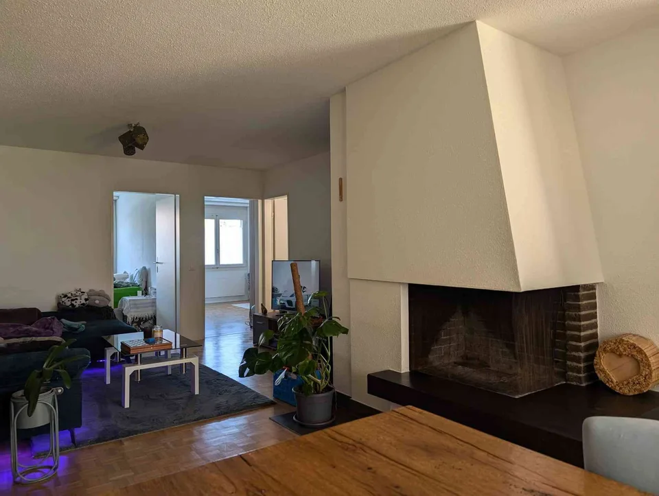Charming Fully Renovated 3.5-Room Ground-Floor Apartment with Private