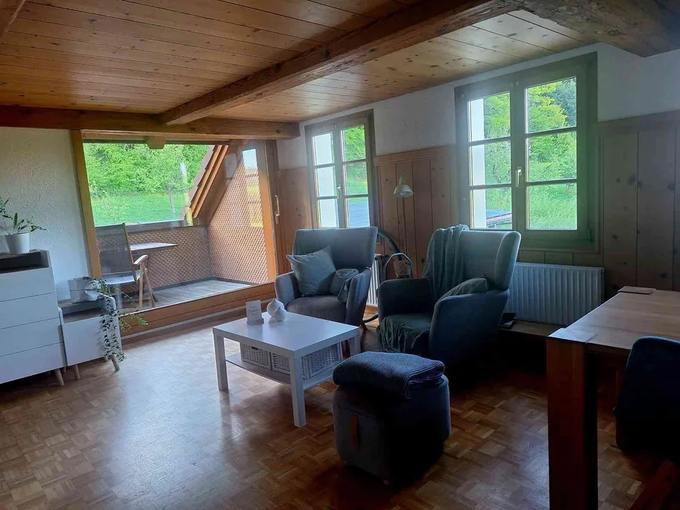 4.5 -Zimmerwohnung auf idyllischem Bauernhof