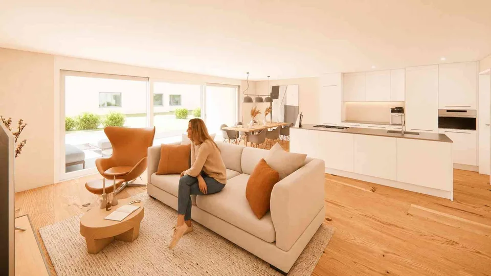 Exklusive 4.5 Zimmer-Neubauwohnung mit grosszügigem Sitzplatz