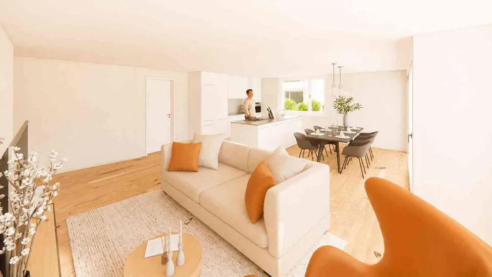 Exklusive 4.5-Zimmer-Gartenwohnung an sonniger Lage in Willerzell