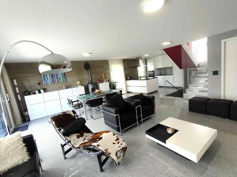 Magnifique villa d'architecte à louer, proche de Lausanne
