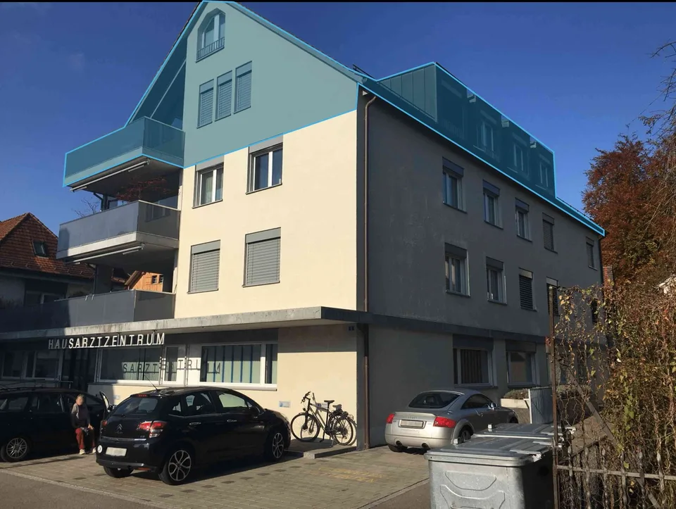 Exklusive 4½-Zimmer-Dachwohnung mit Galerie und zwei Balkonen