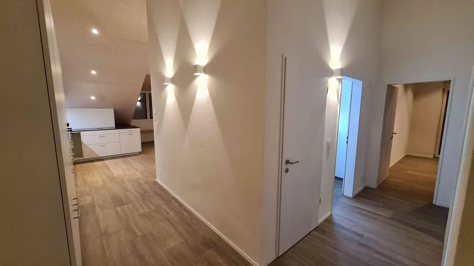 3 1/2 Zimmer Dachwohnung mit traumhafter Aussicht
