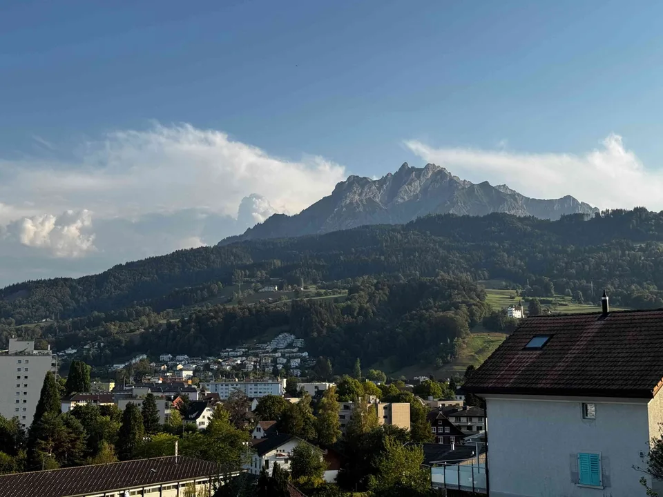 Wohnen am Sonnenberg mit Aussicht von Rigi bis Pilatus