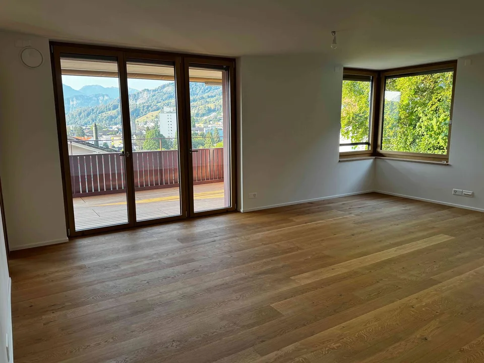 Wohnen am Sonnenberg mit Aussicht von Rigi bis Pilatus