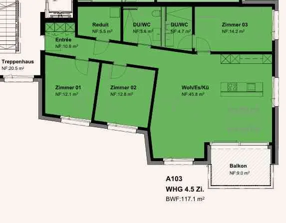 Exklusive 4.5-Zimmer-Neunbauwohnung mit Seesicht und Alpenkulisse