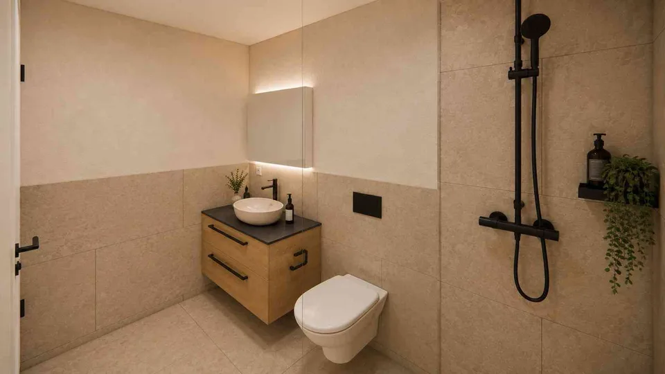 Exklusive 4.5 Zimmer-Neubauwohnung mit Balkon zum begrünten Innenhof