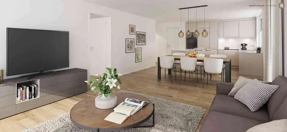 Exklusive 3.5-Zimmer-Wohnung: Hochwertiger Ausbau mit Traumküche