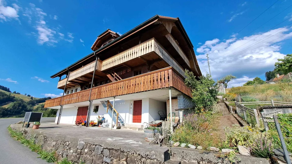 10-Zimmer-Einfamilienhaus (2 Wohnungen) im Grünen