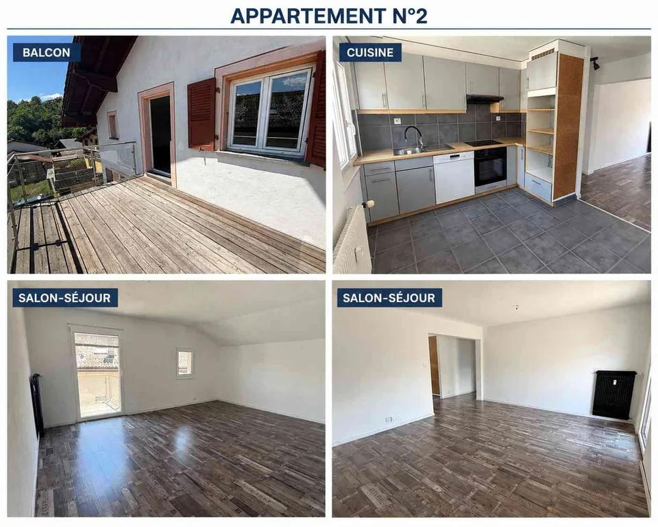 Immeuble de rendement – 325 m² – Revenus locatifs CHF 92’500/an – Vent
