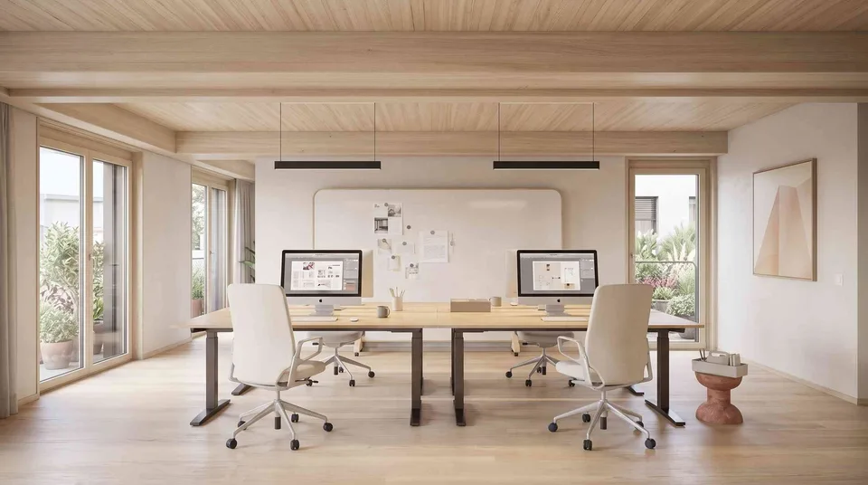 Modernes nachhaltiges Büro, Studio, Praxis in Baar zur Grenze an Zug
