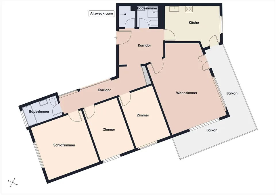 Moderne 4.5 Zimmerwohnung an bevorzugter Lage